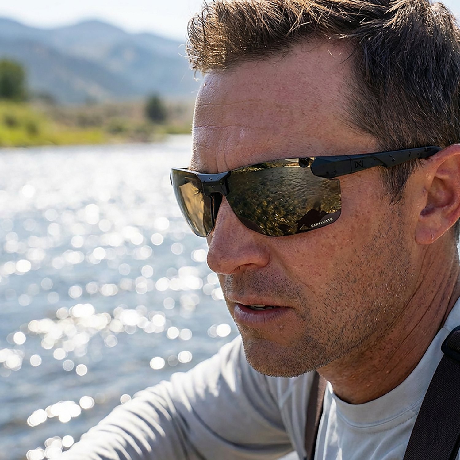 Wiley X Prime Captivate Polarized Mirrored Sunglasses - view number 5