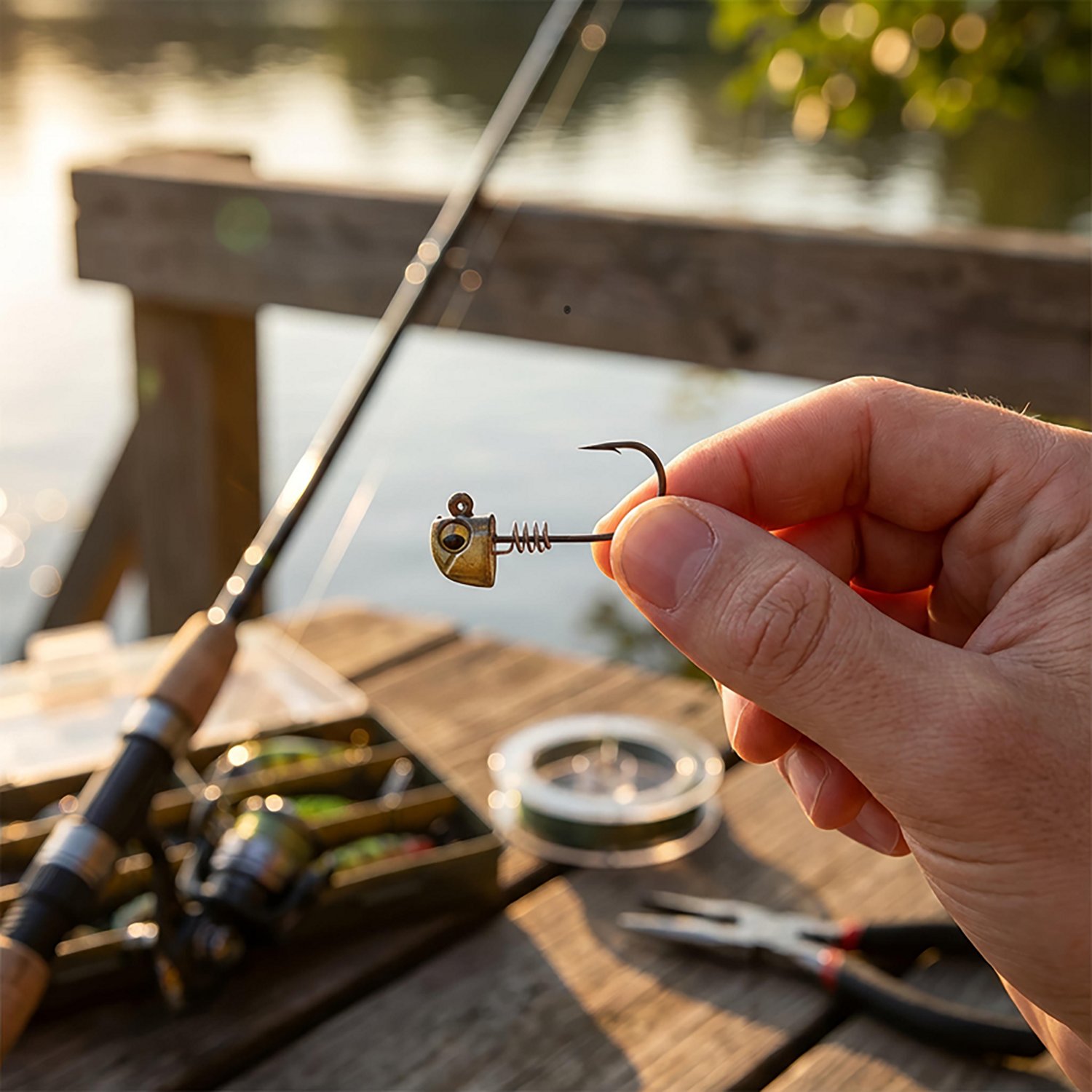 No Live Bait Needed 3 in Jig Heads 3-Pack - view number 2