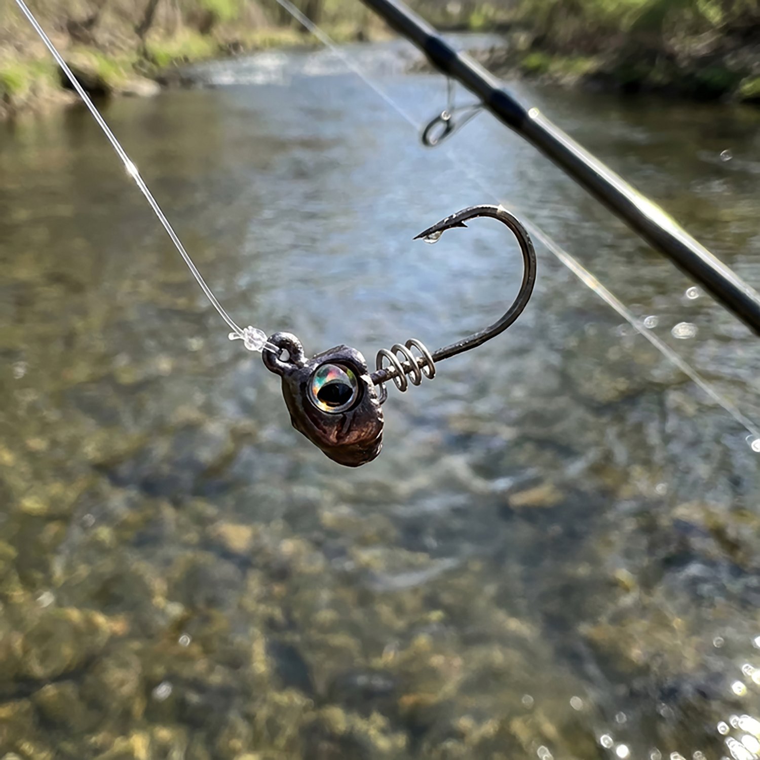 No Live Bait Needed 3 in Jig Heads 3-Pack - view number 2