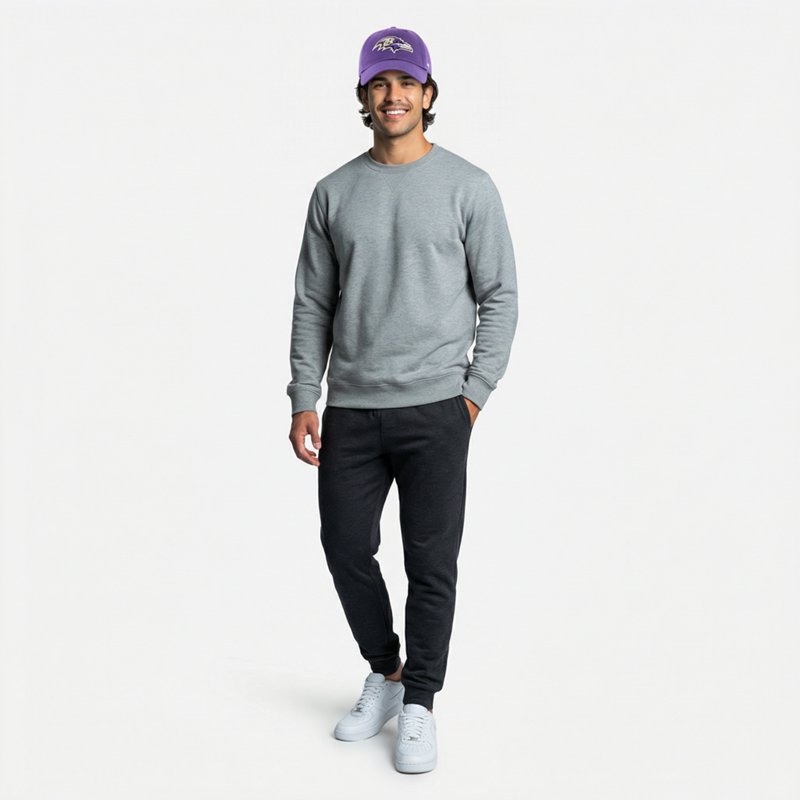 '47 Brand Baltimore Ravens Clean Up Adjustable Hat - Purple