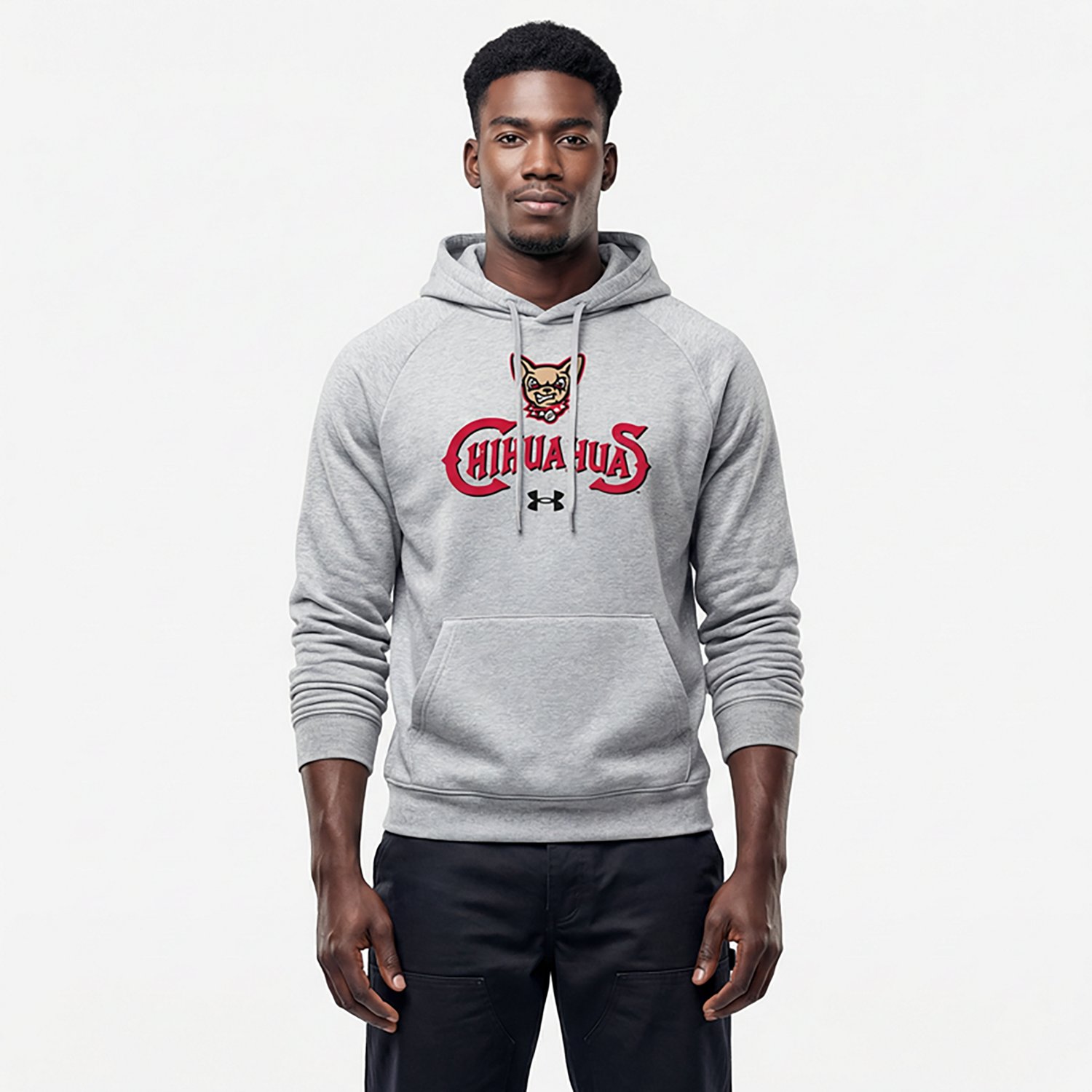 Under Armour Men's Chihuahuas Knuckleball Tech Stretch Long Sleeve Hooded T-shirt - view number 2