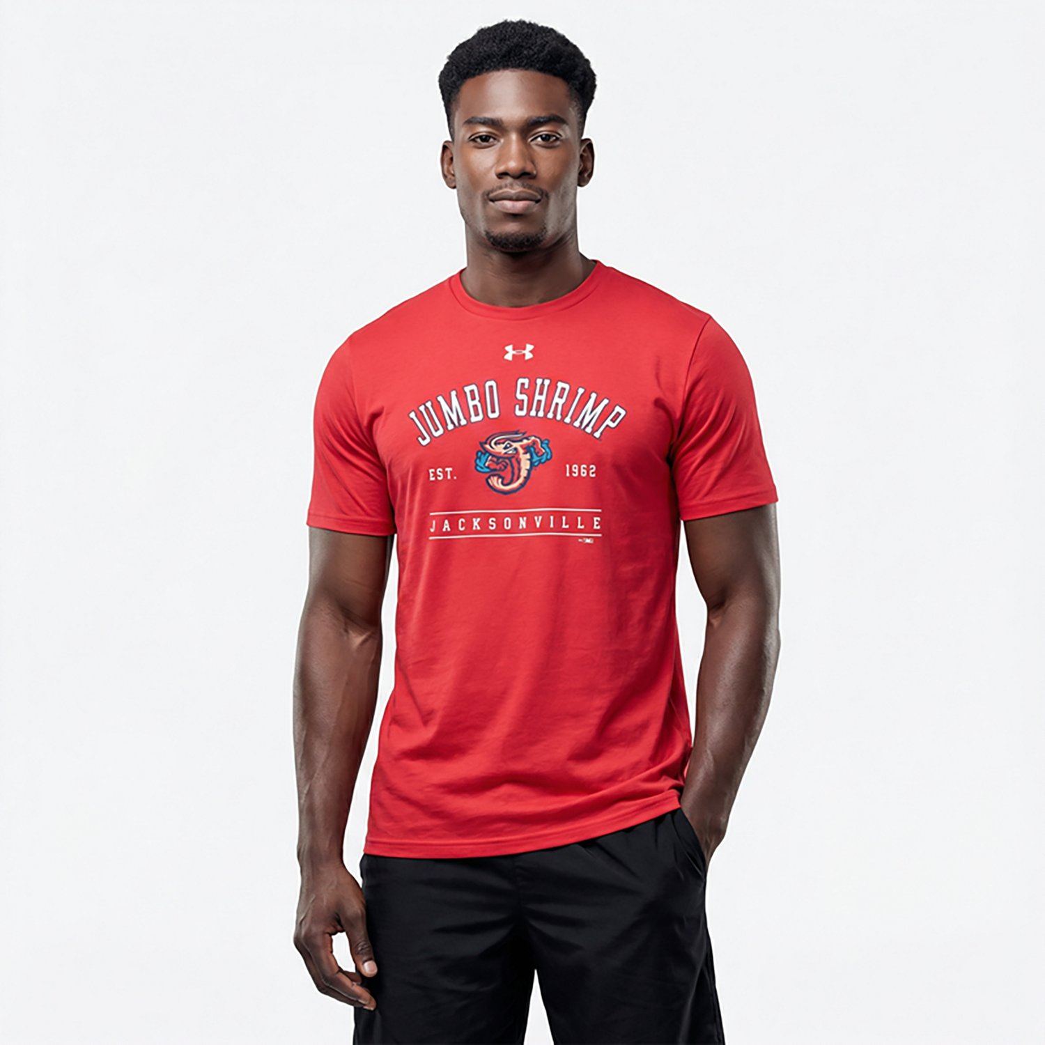 Under Armour Men's Jumbo Shrimp Forkball Performance T-shirt - view number 2