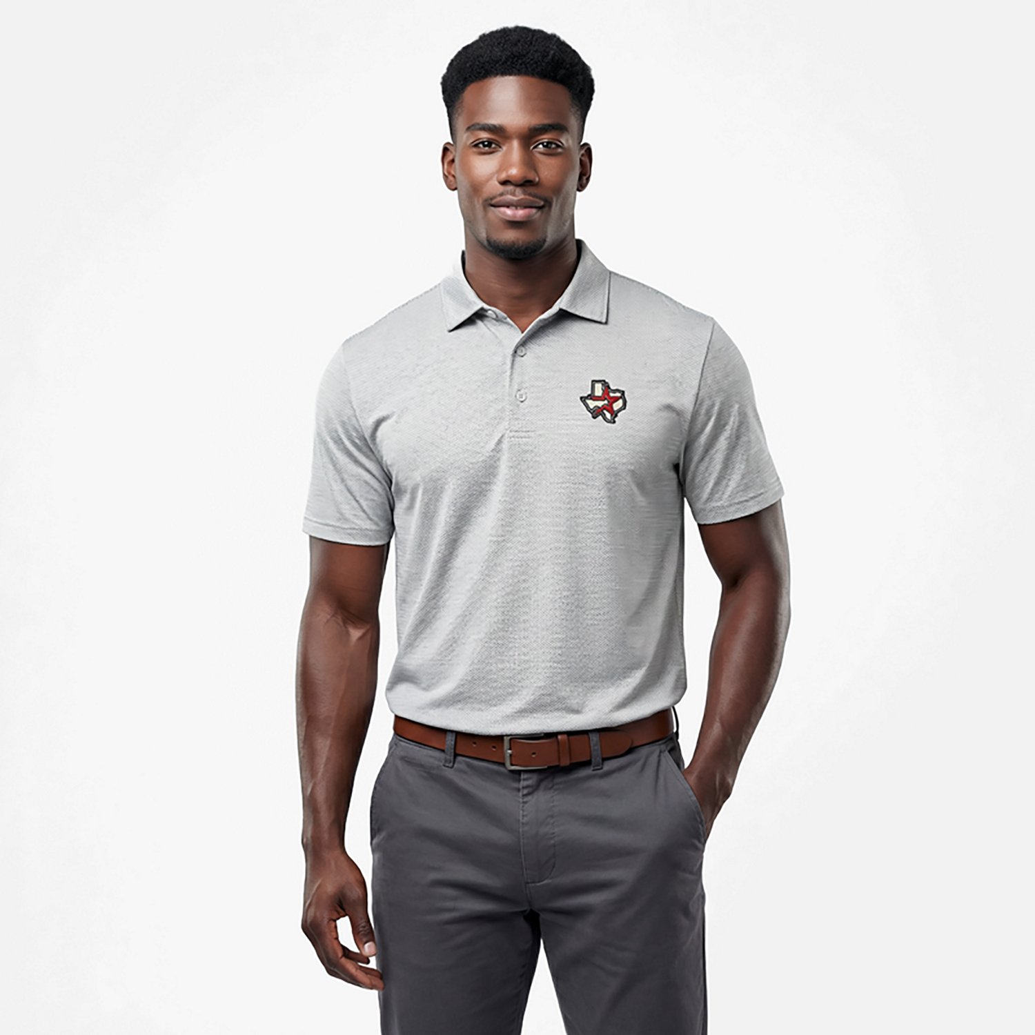 Antigua Men's Houston Astros Pave Polo Shirt
