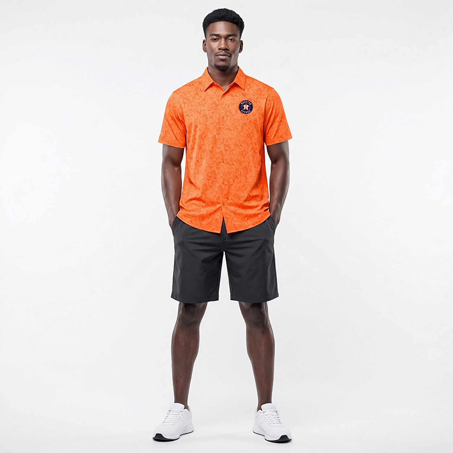 Antigua Men's Houston Astros Lush Polo