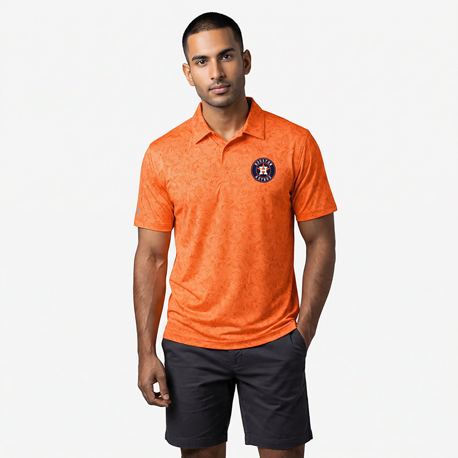 Antigua Men's Houston Astros Lush Polo - view number 2