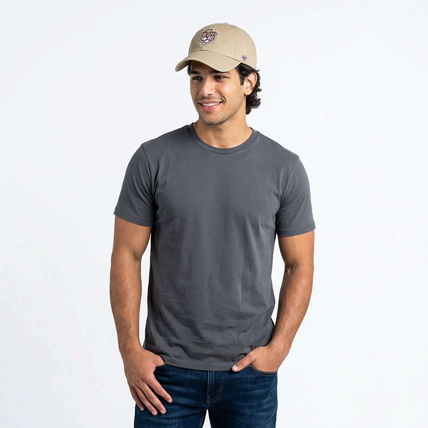 47 LSU Micro Patch Clean Up Cap