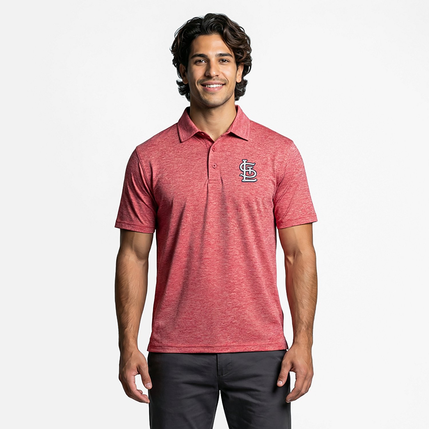 Antigua Men's St. Louis Cardinals Par 3 Polo Shirt - view number 2