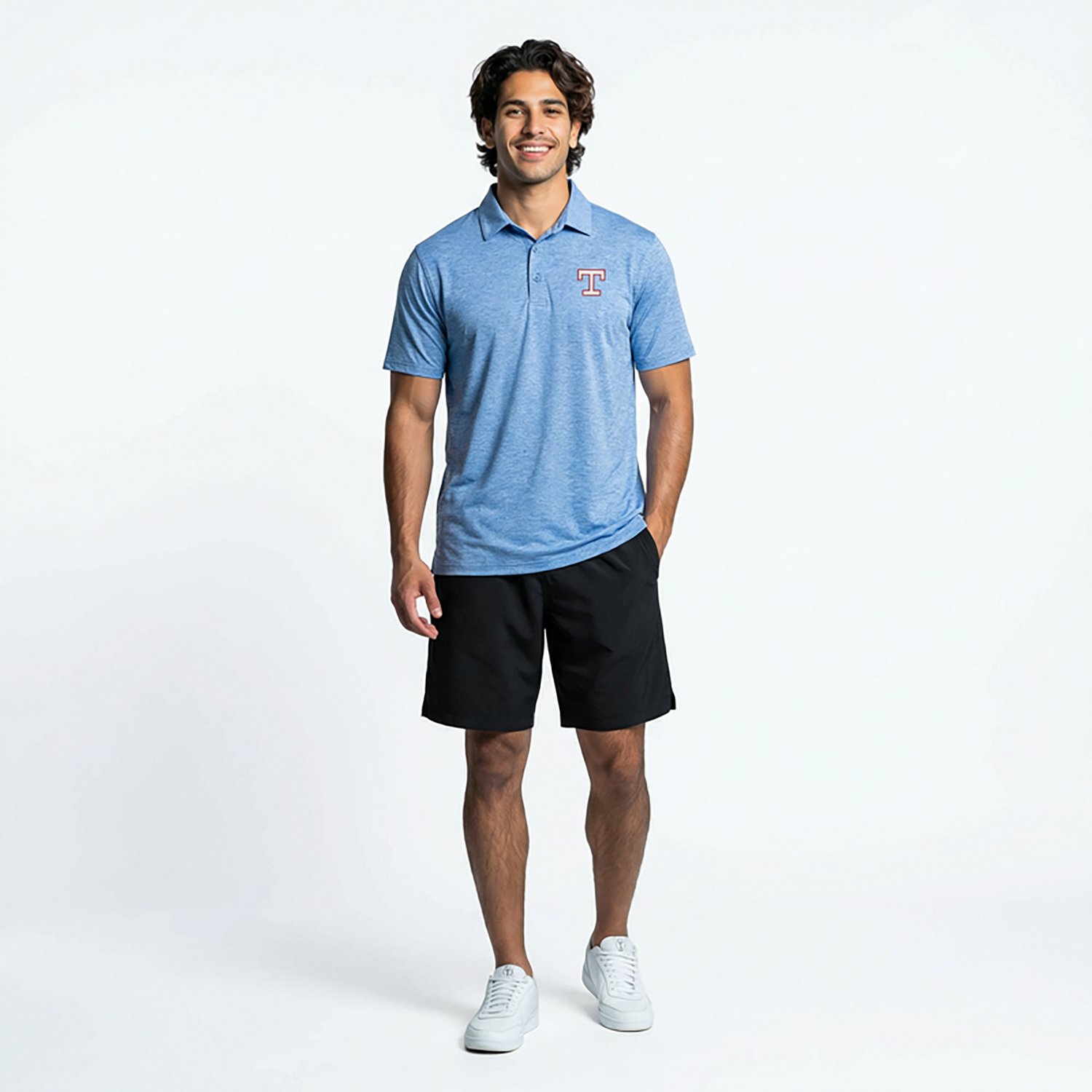 Antigua Men's Texas Rangers Par 3 Polo Shirt