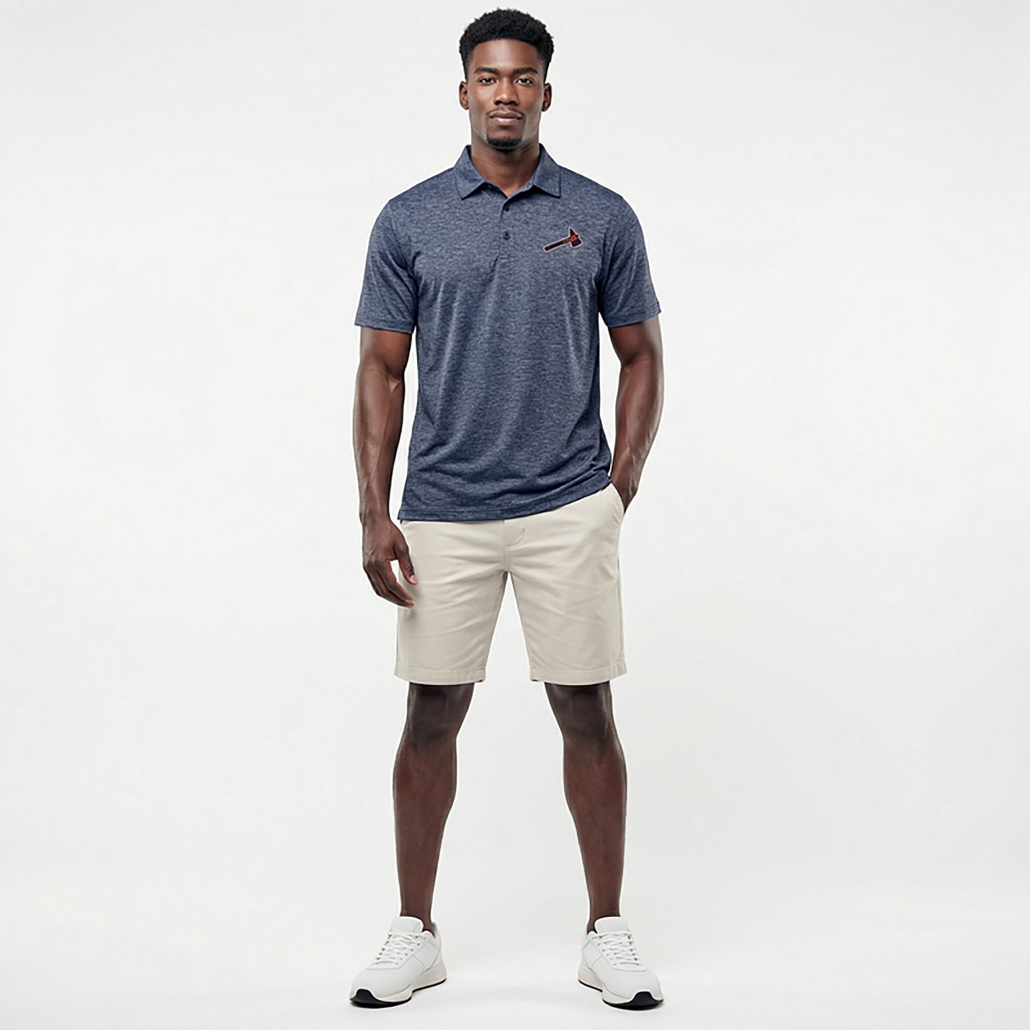 Antigua Men's Atlanta Braves Par 3 Polo Shirt