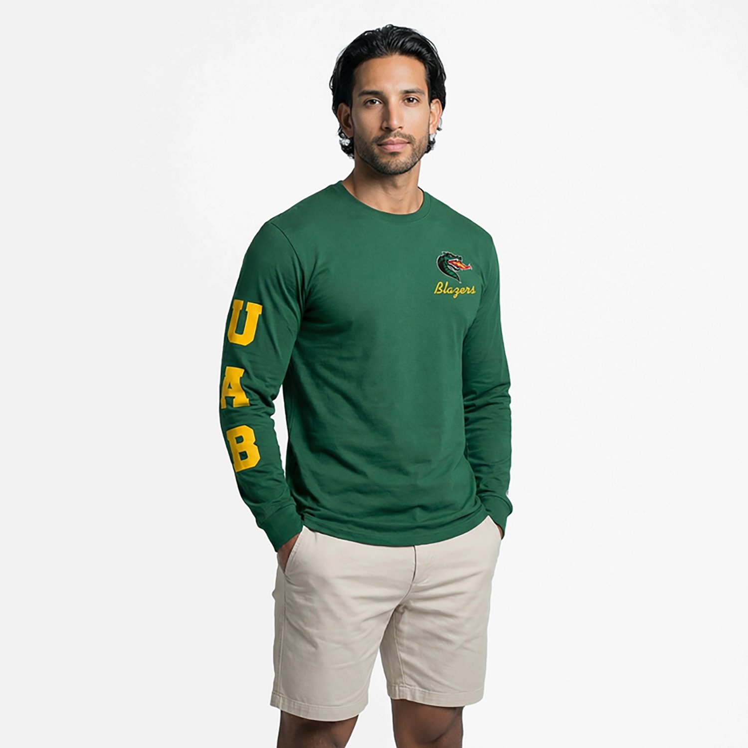 Champion Men's Alabama-Birmingham 3 Hits Stadium Long Sleeve T-shirt - view number 2