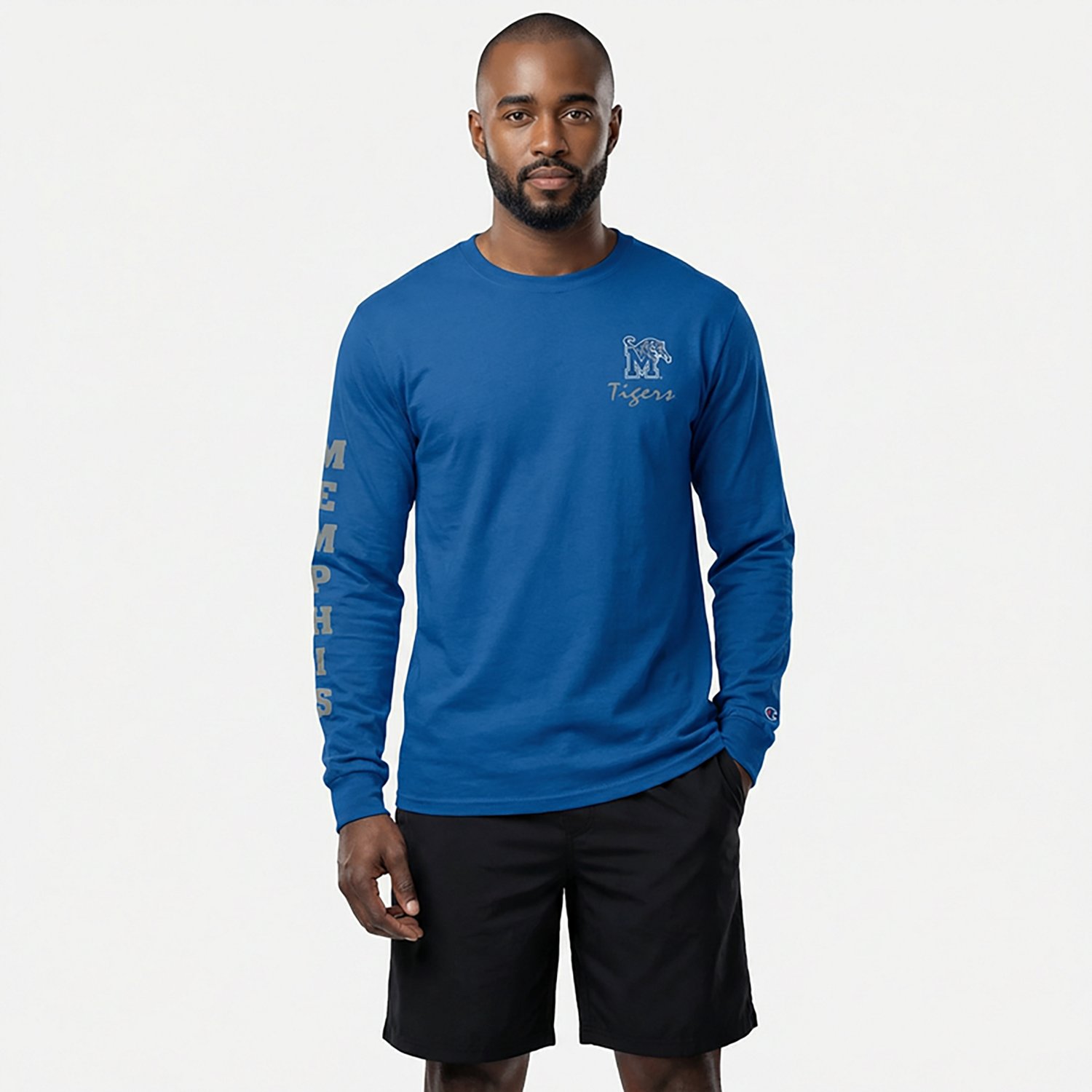 Champion Men's Memphis 3 Hits Stadium Long Sleeve T-shirt - view number 2