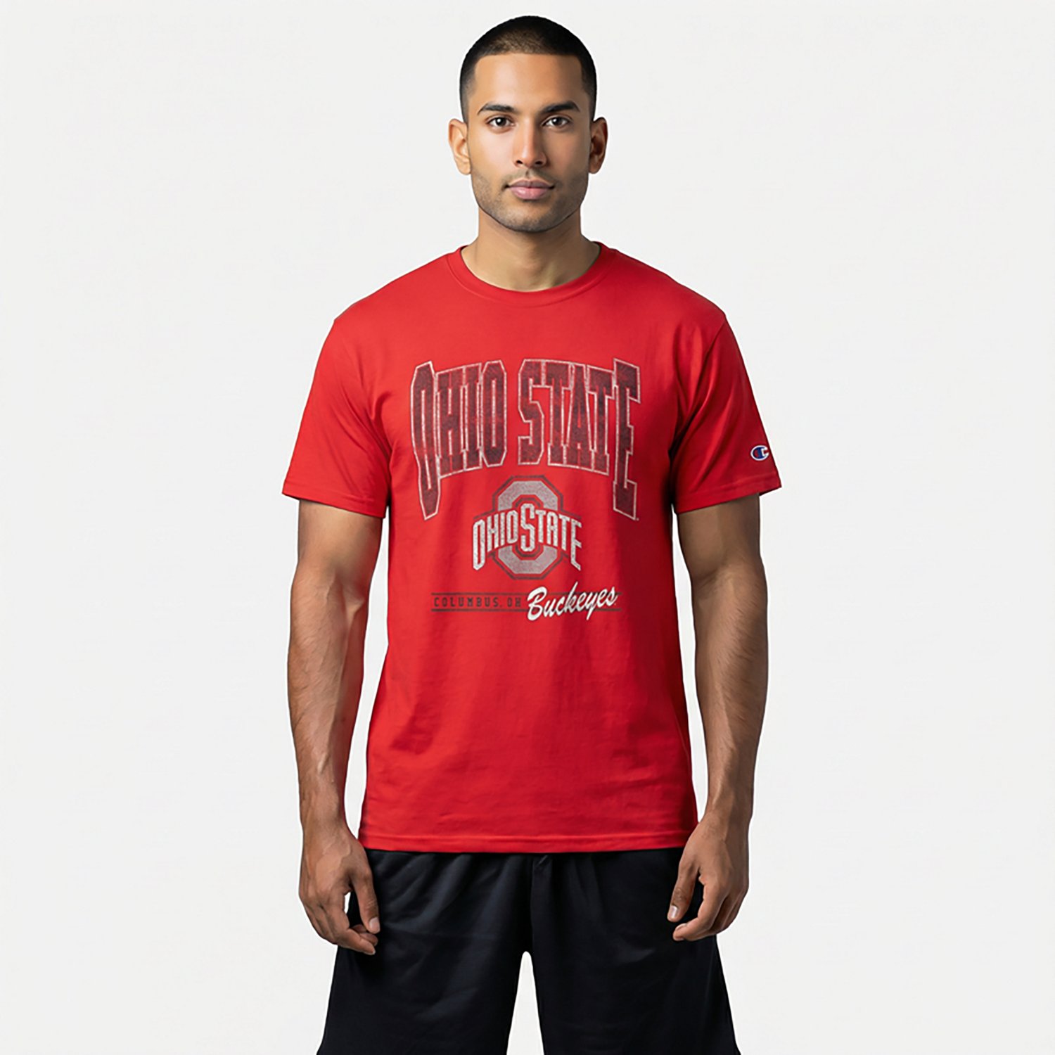 Champion Men's Ohio State Big Logo Stadium T-shirt - view number 2