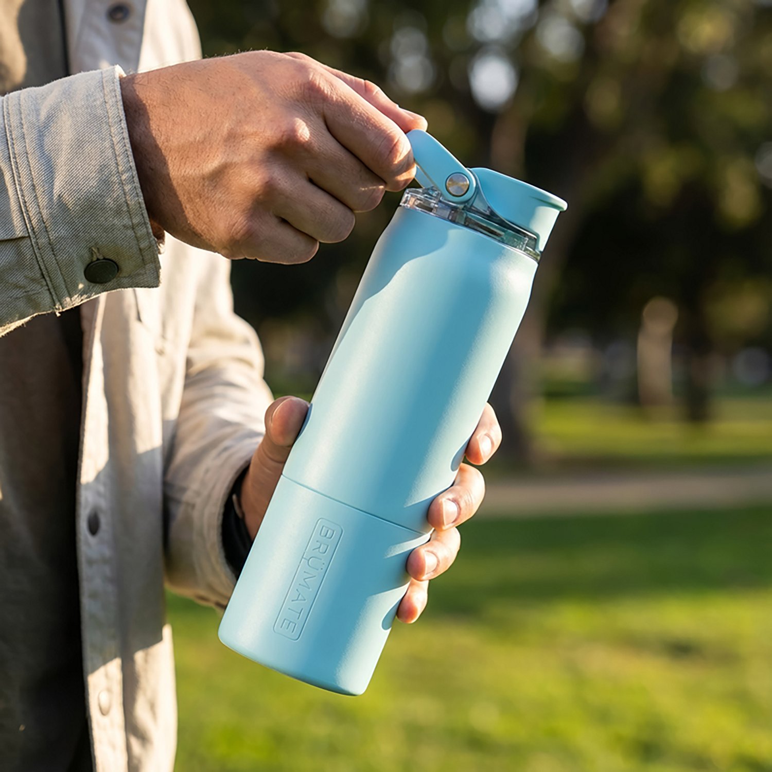 BruMate Rise 25 oz. Water Bottle with Flip Lid and Top Handle - view number 2