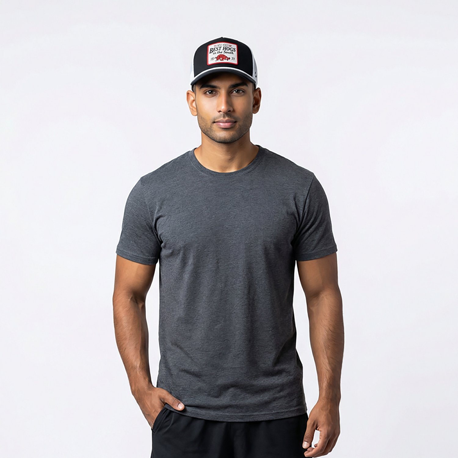 Zephyr Men's University of Arkansas Billboard Cargo Trucker Hat - view number 2