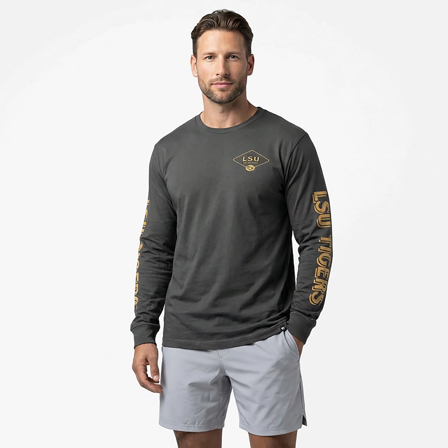 '47 Men's LSU Tigers Cairn Ravine Foundation Long Sleeve T-shirt - view number 2