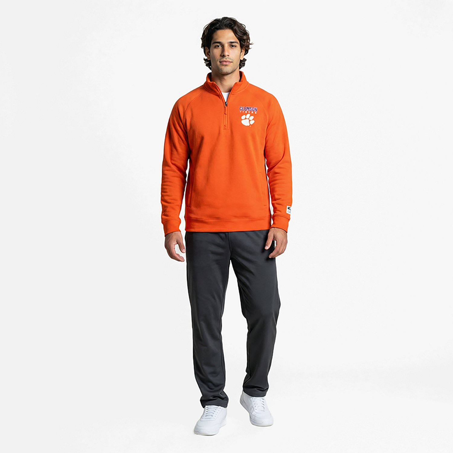 Colosseum Athletics Men's Clemson Nial 1/4 Zip Pullover