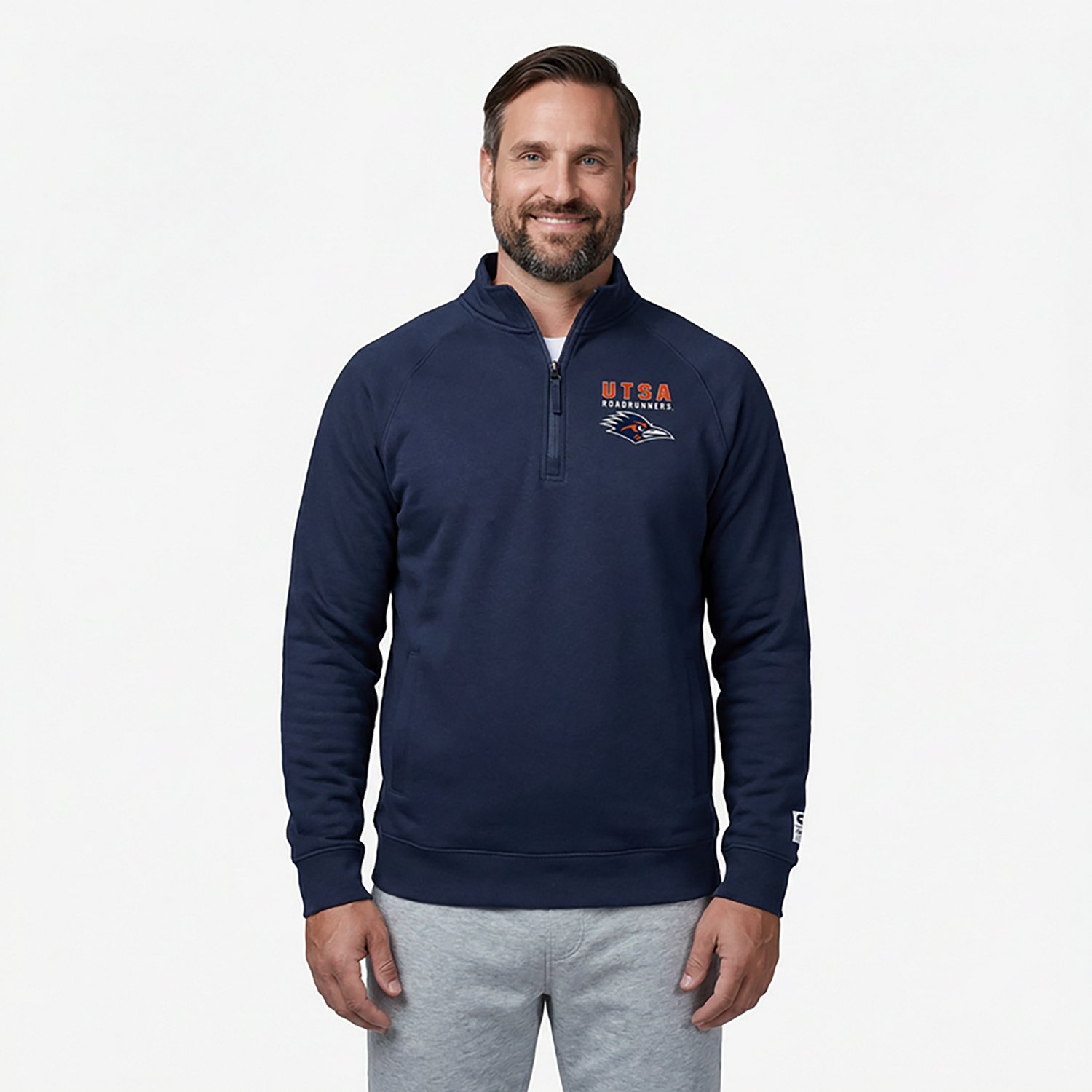 Colosseum Athletics Men's UTSA Nial 1/4 Zip Pullover - view number 2