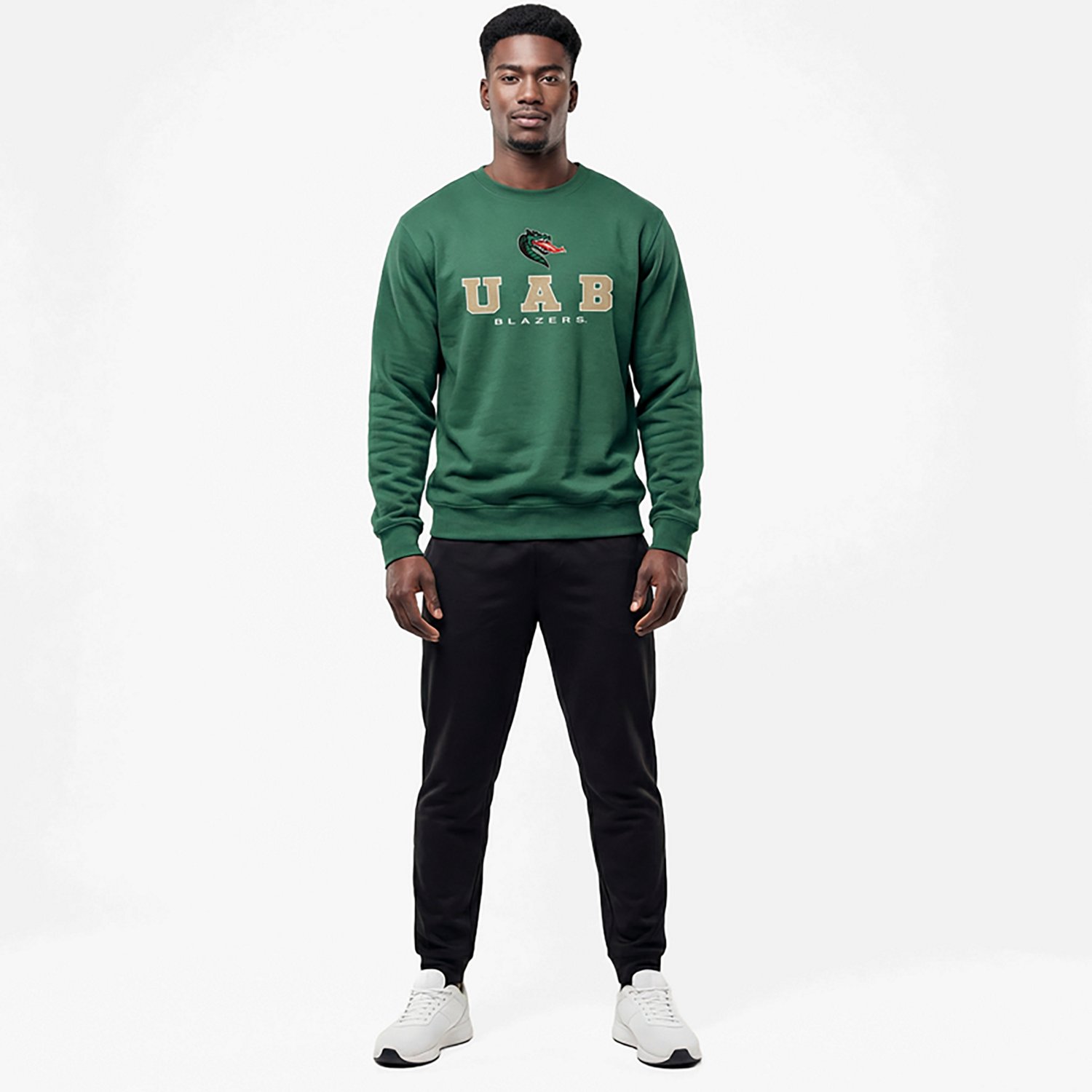 Colosseum Athletics Men's Alabama-Birmingham Zayn Crew Sweatshirt