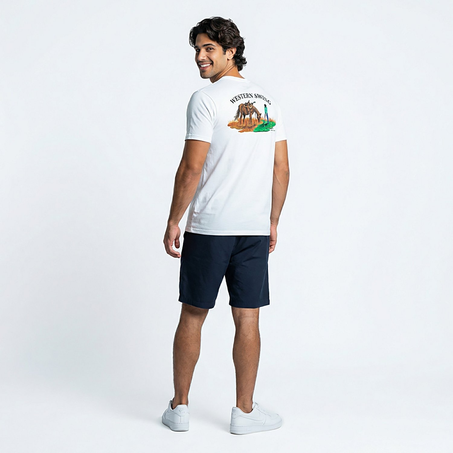 Hooey Men's Western Swing Short Sleeve Graphic T-shirt