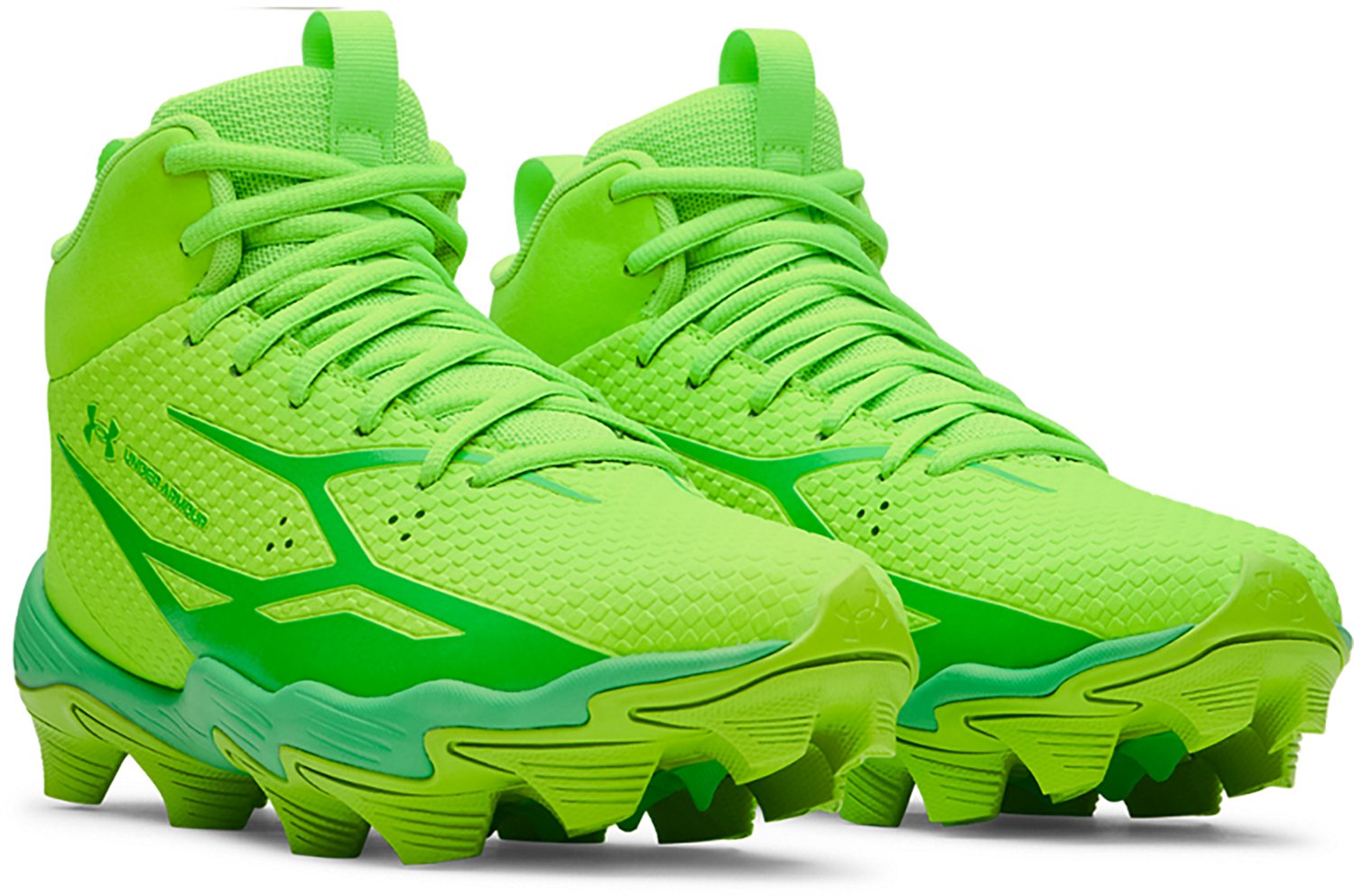 Under Armour Kids' Spotlight Hammer Jr. Football Cleats - view number 3