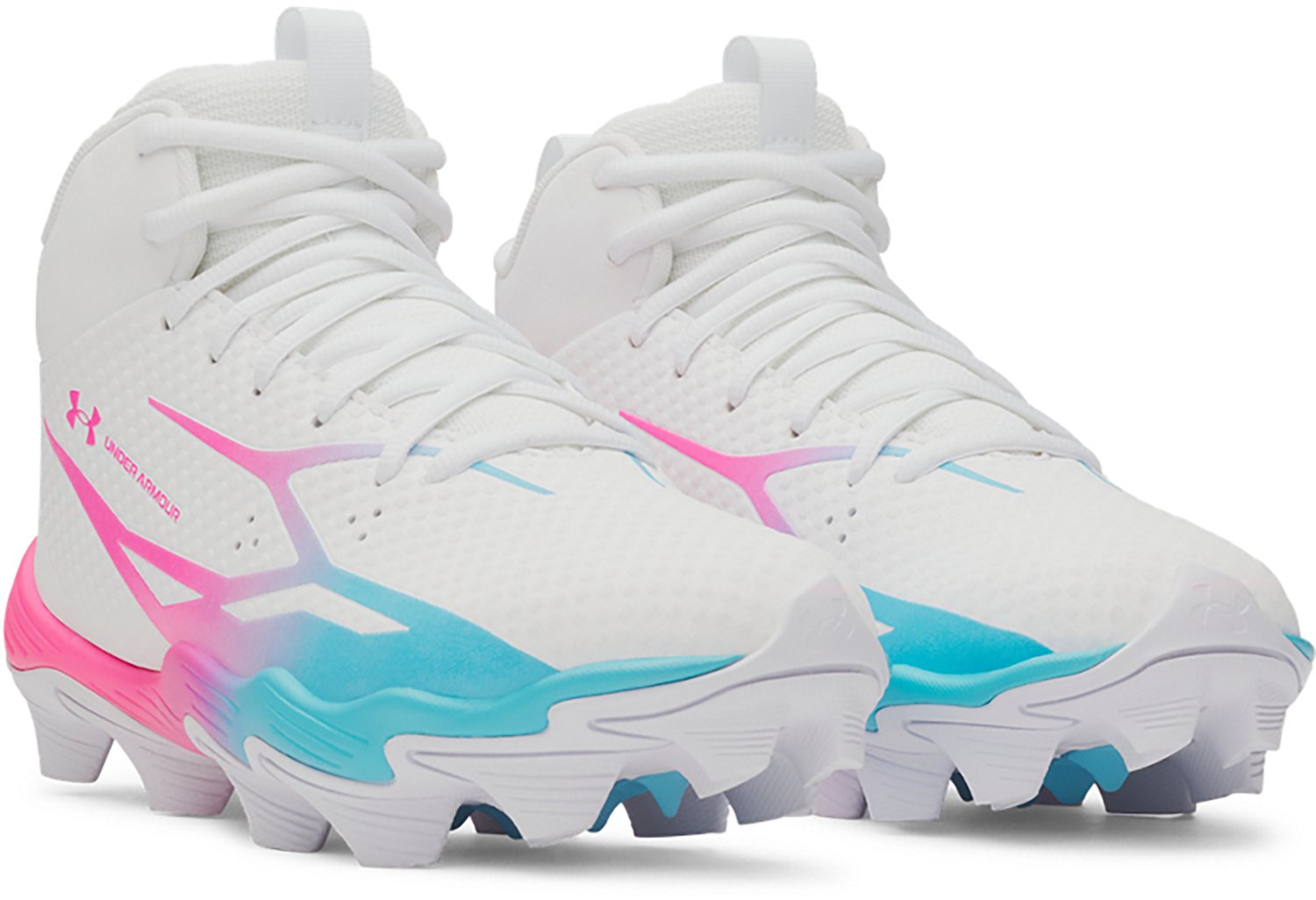 Under Armour Kids' Spotlight Hammer Jr. Football Cleats - view number 3