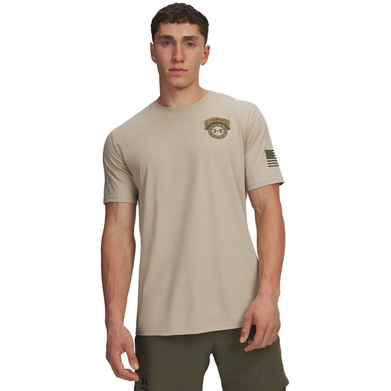 UNDER ARMOUR Mens Freedom Snake T-Shirt, Color: DES/MOD, Size: 2XL (6009151-290-XXL)