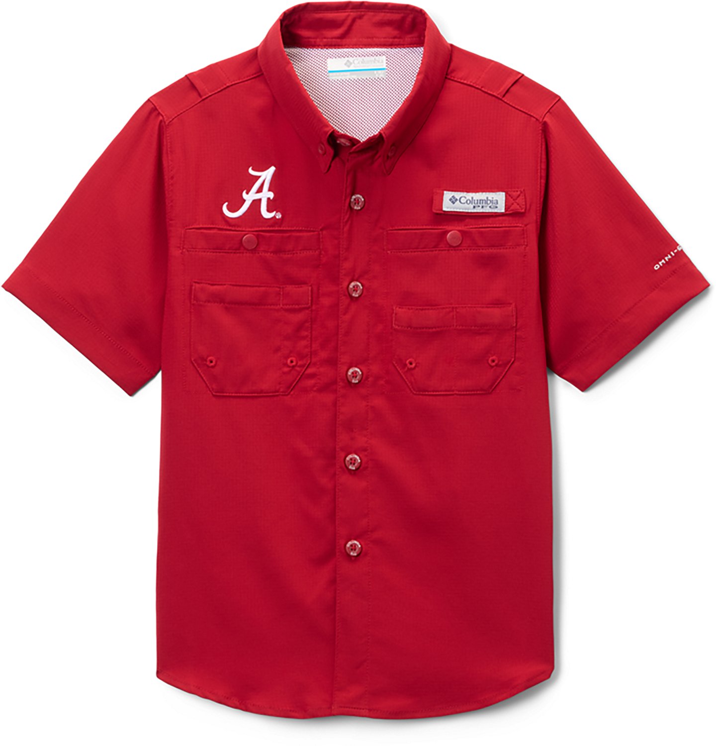 Columbia Sportswear Kids' University of Alabama CLG Tamiami Button Up Shirt