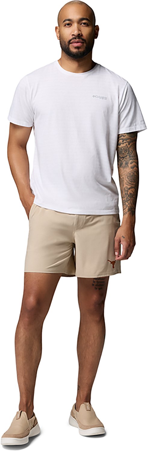 Columbia Sportswear Men's University of Texas Terminal Roamer Stretch Shorts 6 in - view number 6