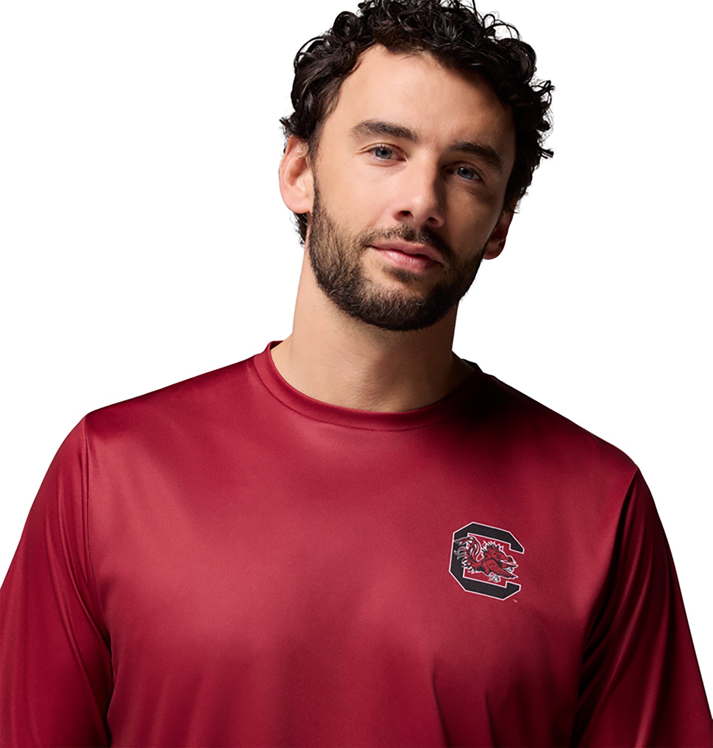 Columbia Sportswear Men's University of South Carolina CLG Super Terminal Tackle Graphic T-shirt - view number 2