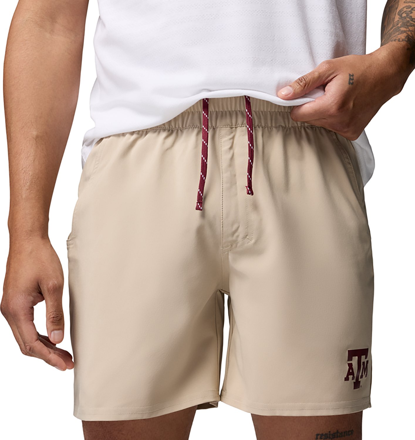 Columbia Sportswear Men's Texas A&M University Terminal Roamer Stretch Shorts 6 in - view number 5