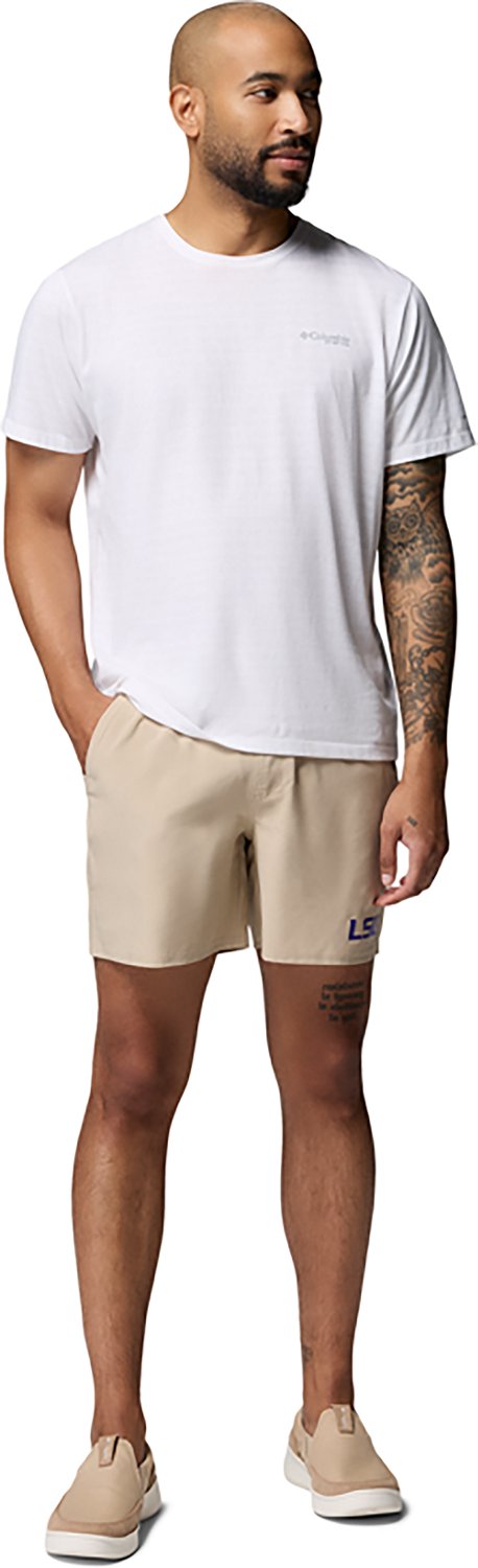 Columbia Sportswear Men's Louisiana State University Terminal Roamer Stretch Shorts 6 in - view number 6