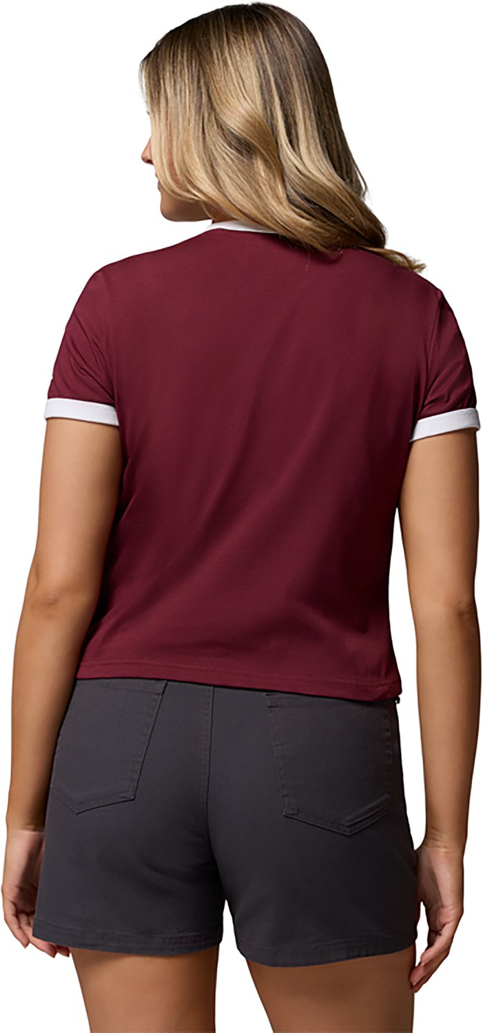 Columbia Sportswear Women's Texas A&M University CLG Rolling Bend Vault Ringer Graphic T-shirt - view number 2