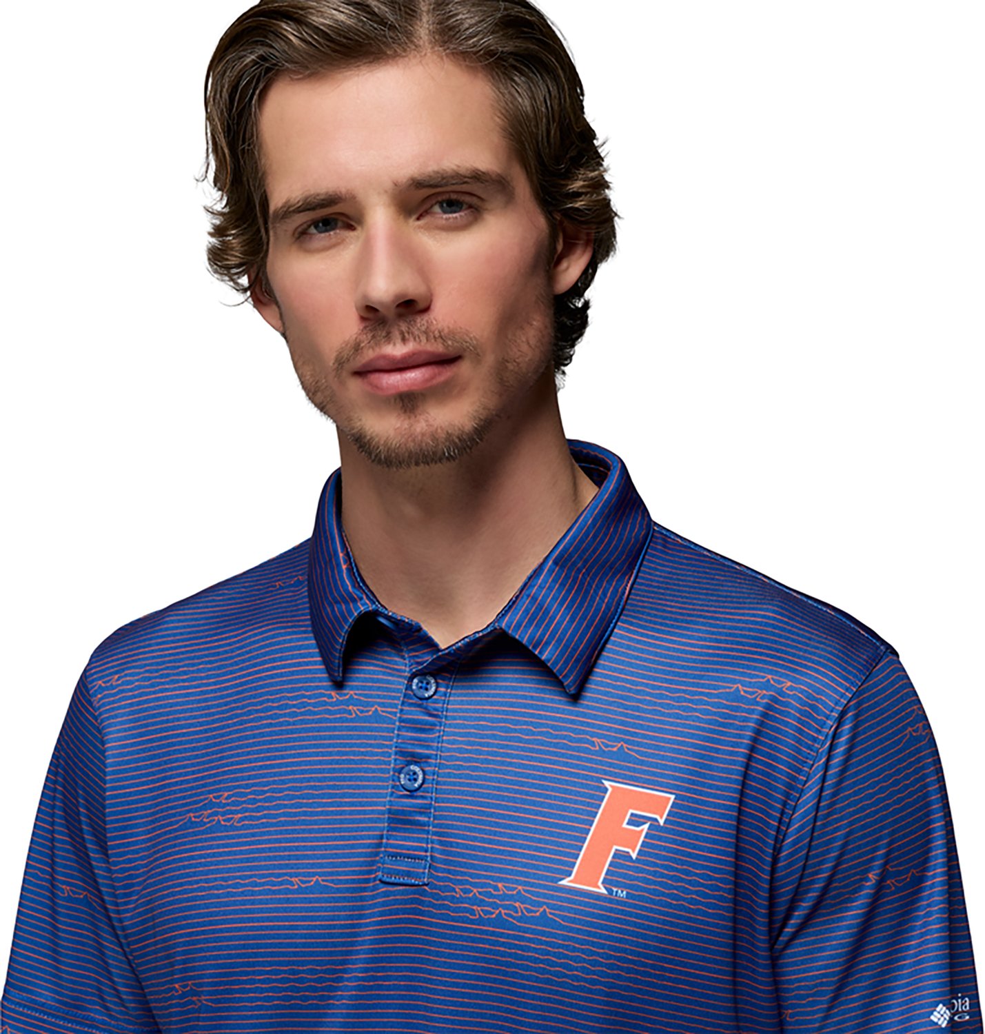 Columbia Sportswear Men's University of Florida CLG Super Terminal Tackle Polo Shirt - view number 3
