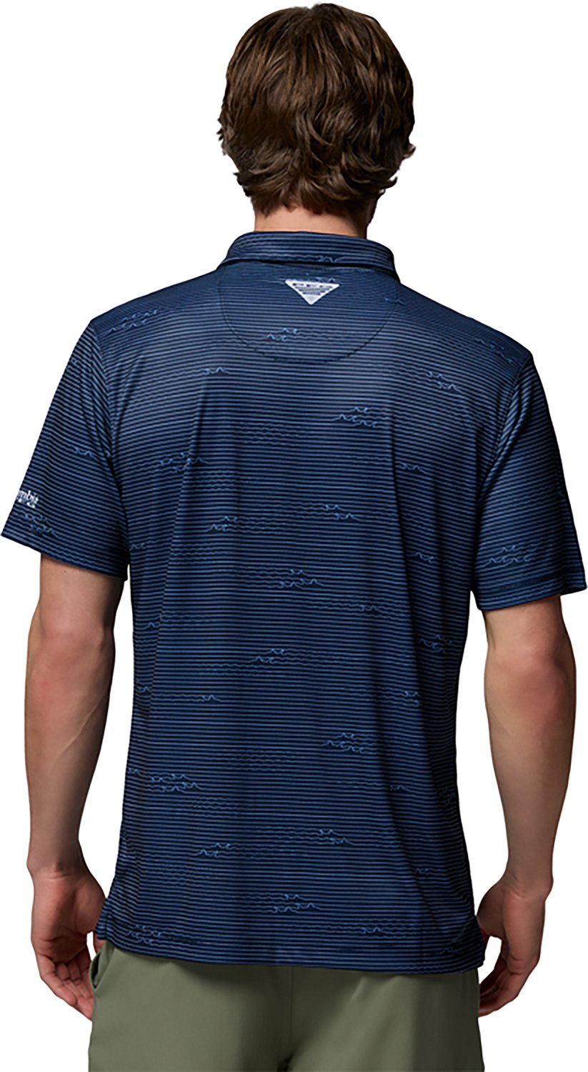 Columbia Sportswear Men's University of North Carolina CLG Super Terminal Tackle Polo Shirt - view number 2