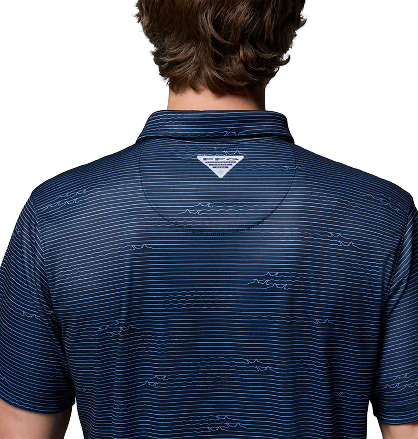 Columbia Sportswear Men's University of North Carolina CLG Super Terminal Tackle Polo Shirt - view number 4