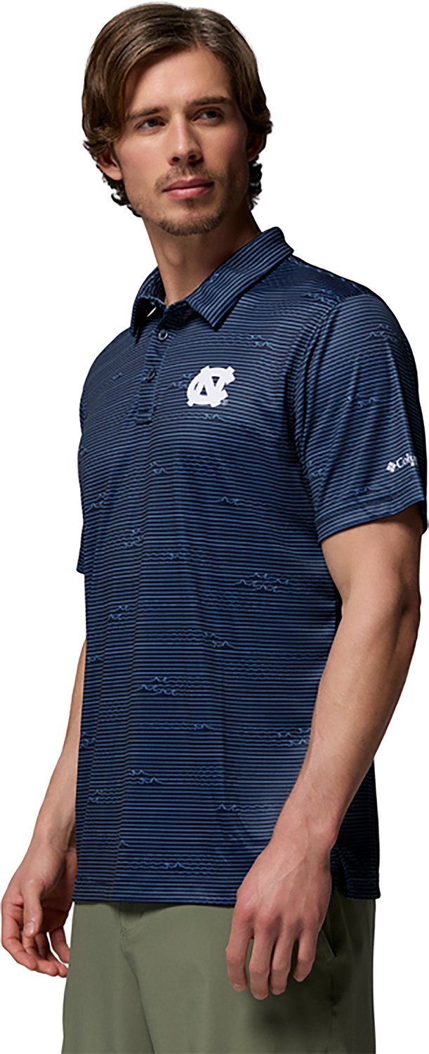 Columbia Sportswear Men's University of North Carolina CLG Super Terminal Tackle Polo Shirt - view number 5