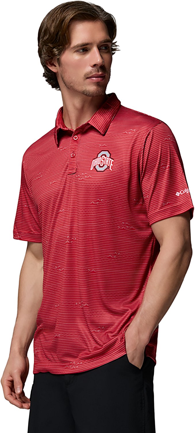 Columbia Sportswear Men's Ohio State University CLG Super Terminal Tackle Polo Shirt - view number 5