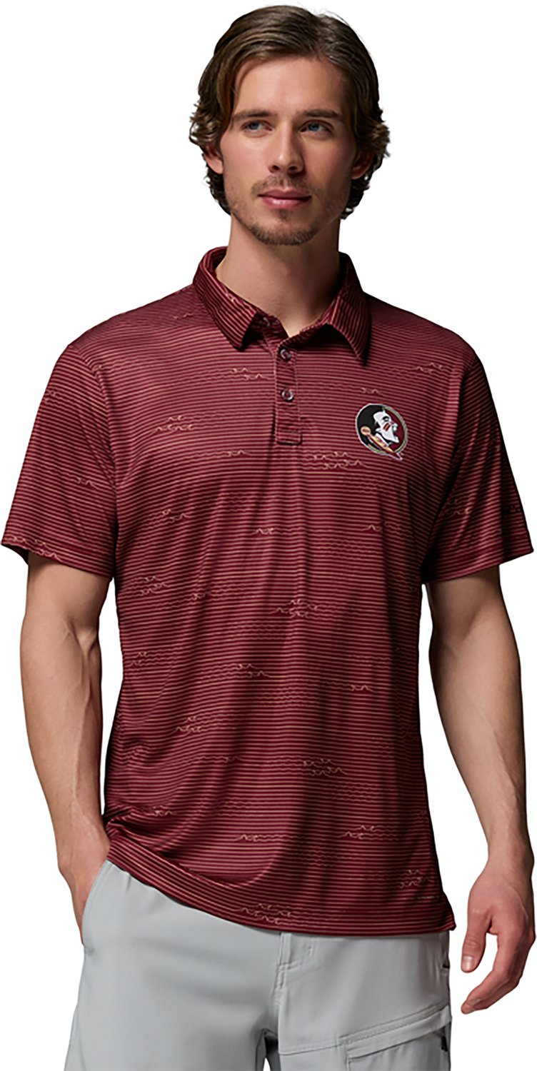 Columbia Sportswear Men's Florida State University CLG Super Terminal Tackle Polo Shirt