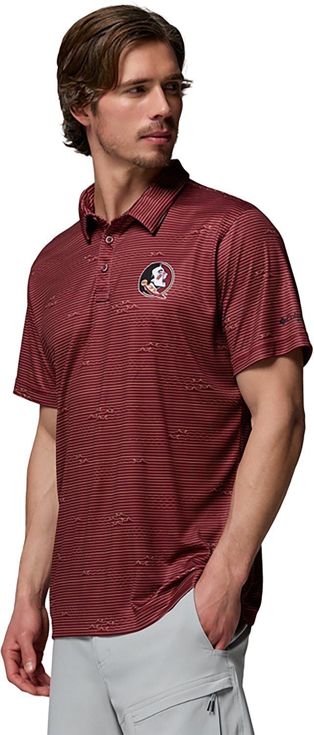 Columbia Sportswear Men's Florida State University CLG Super Terminal Tackle Polo Shirt - view number 5