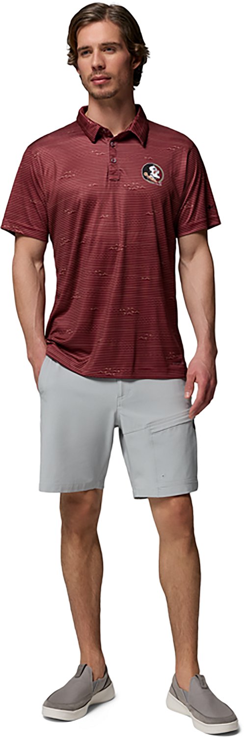 Columbia Sportswear Men's Florida State University CLG Super Terminal Tackle Polo Shirt - view number 6