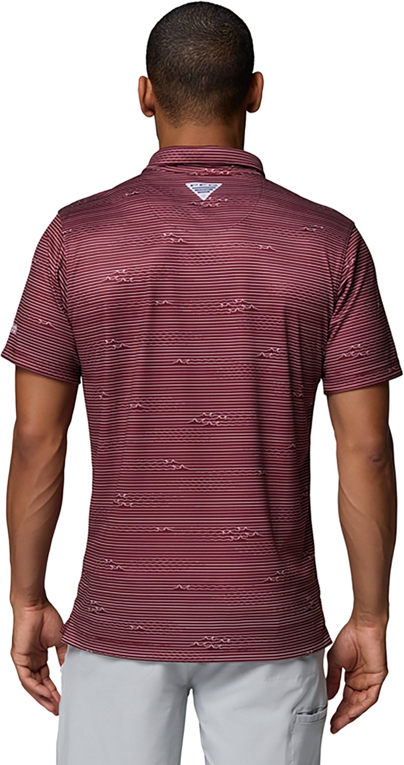 Columbia Sportswear Men's Texas A&M University CLG Super Terminal Tackle Polo Shirt - view number 2