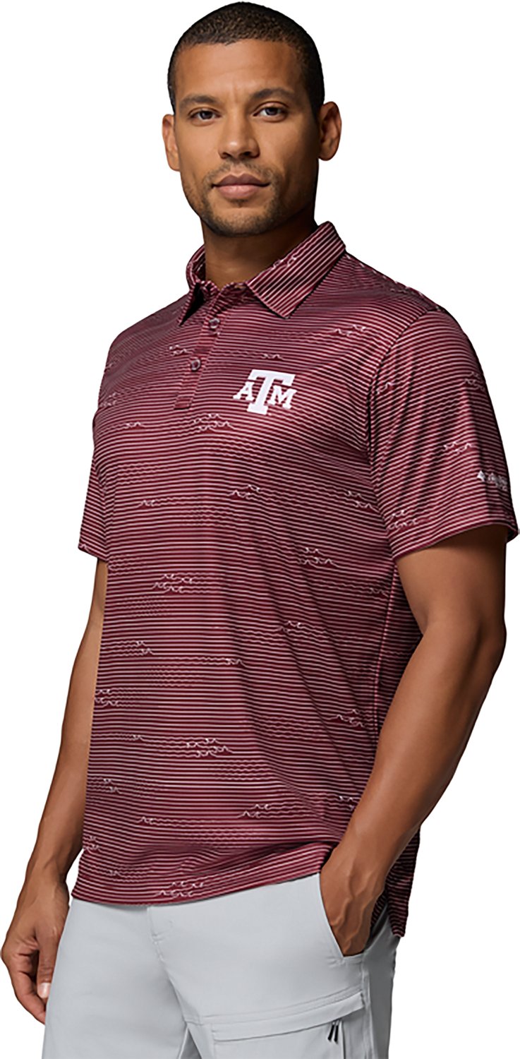 Columbia Sportswear Men's Texas A&M University CLG Super Terminal Tackle Polo Shirt - view number 5