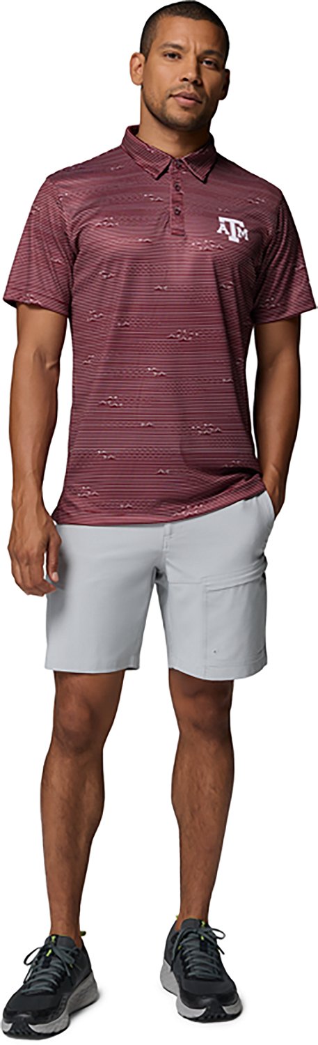Columbia Sportswear Men's Texas A&M University CLG Super Terminal Tackle Polo Shirt - view number 6