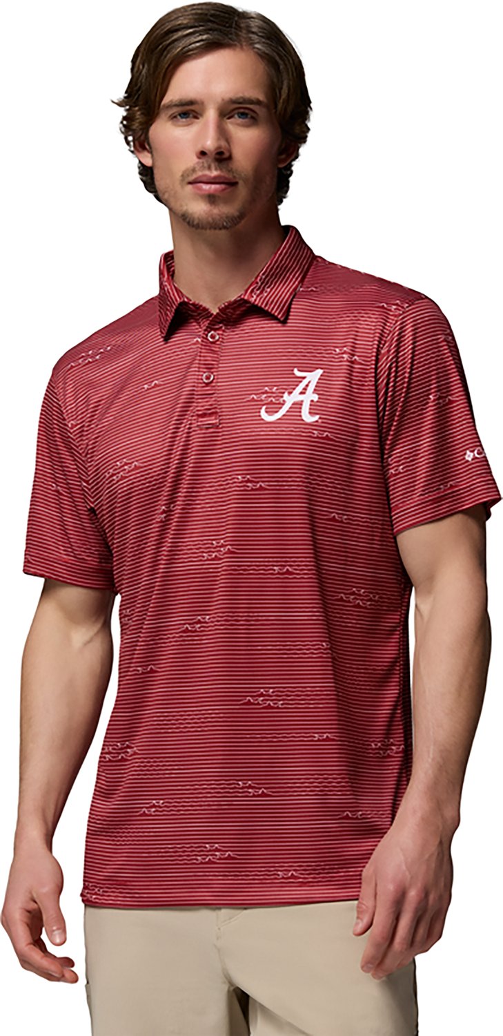 Columbia Sportswear Men's University of Alabama CLG Super Terminal Tackle Polo Shirt