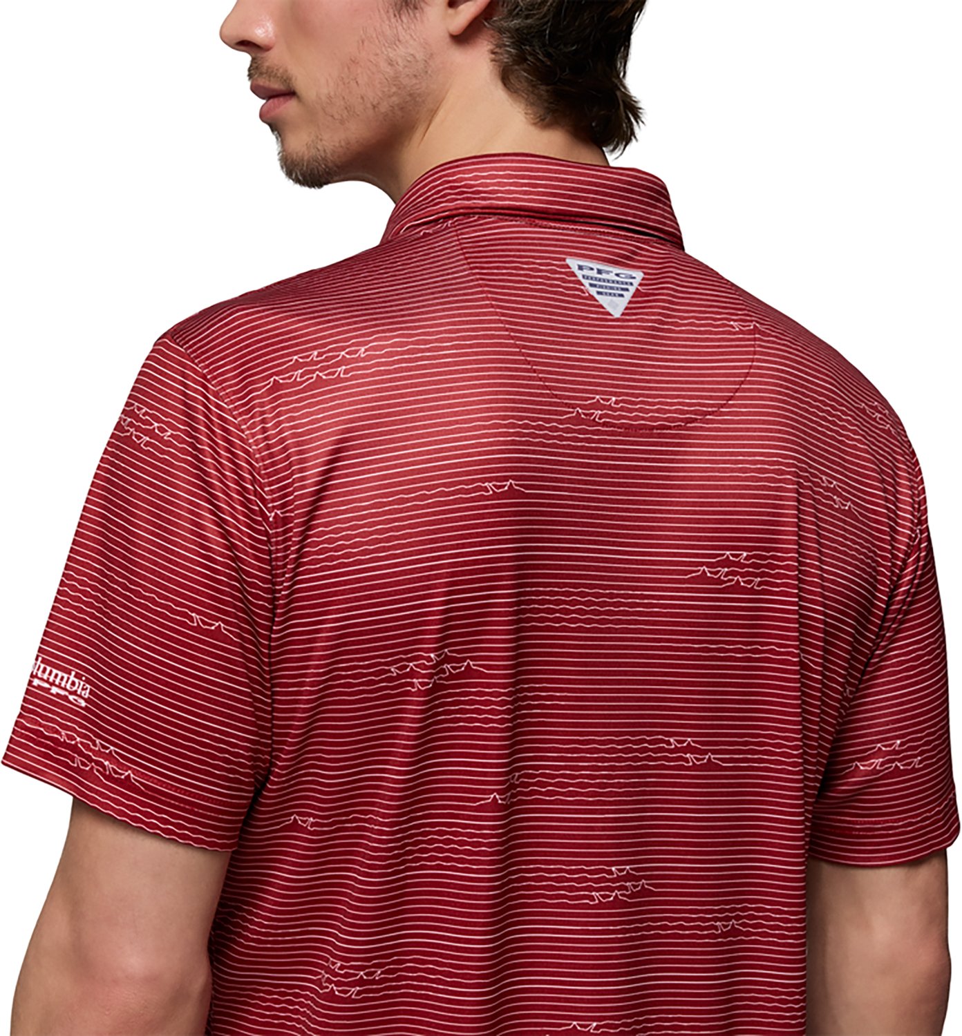Columbia Sportswear Men's University of Alabama CLG Super Terminal Tackle Polo Shirt - view number 4