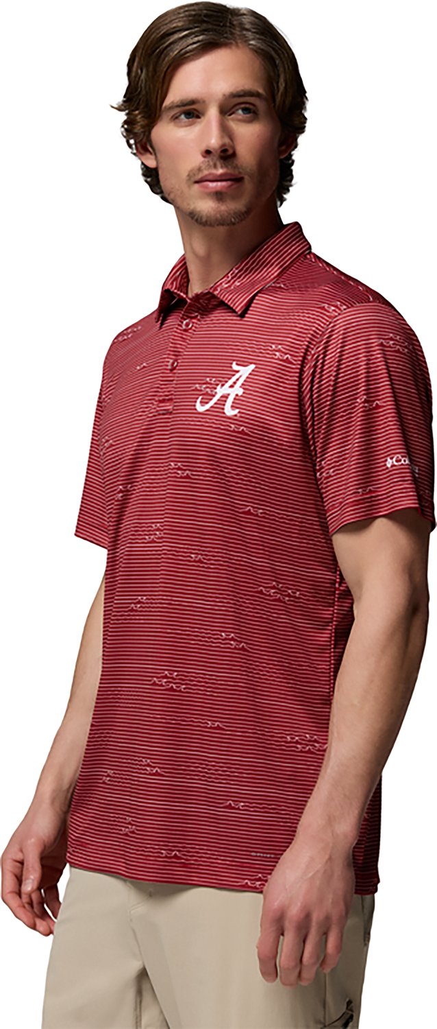 Columbia Sportswear Men's University of Alabama CLG Super Terminal Tackle Polo Shirt - view number 5
