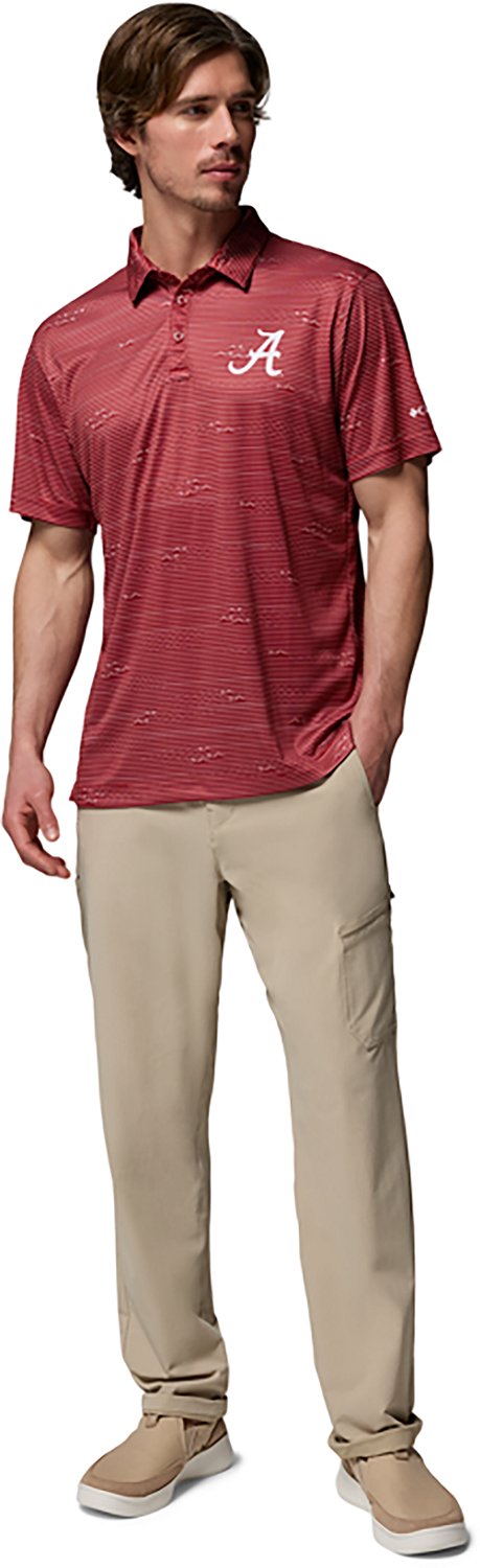 Columbia Sportswear Men's University of Alabama CLG Super Terminal Tackle Polo Shirt - view number 6
