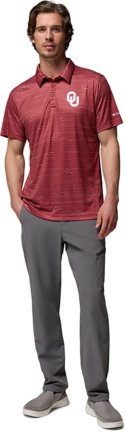 Columbia Sportswear Men's University of Oklahoma CLG Super Terminal Tackle Polo Shirt - view number 6
