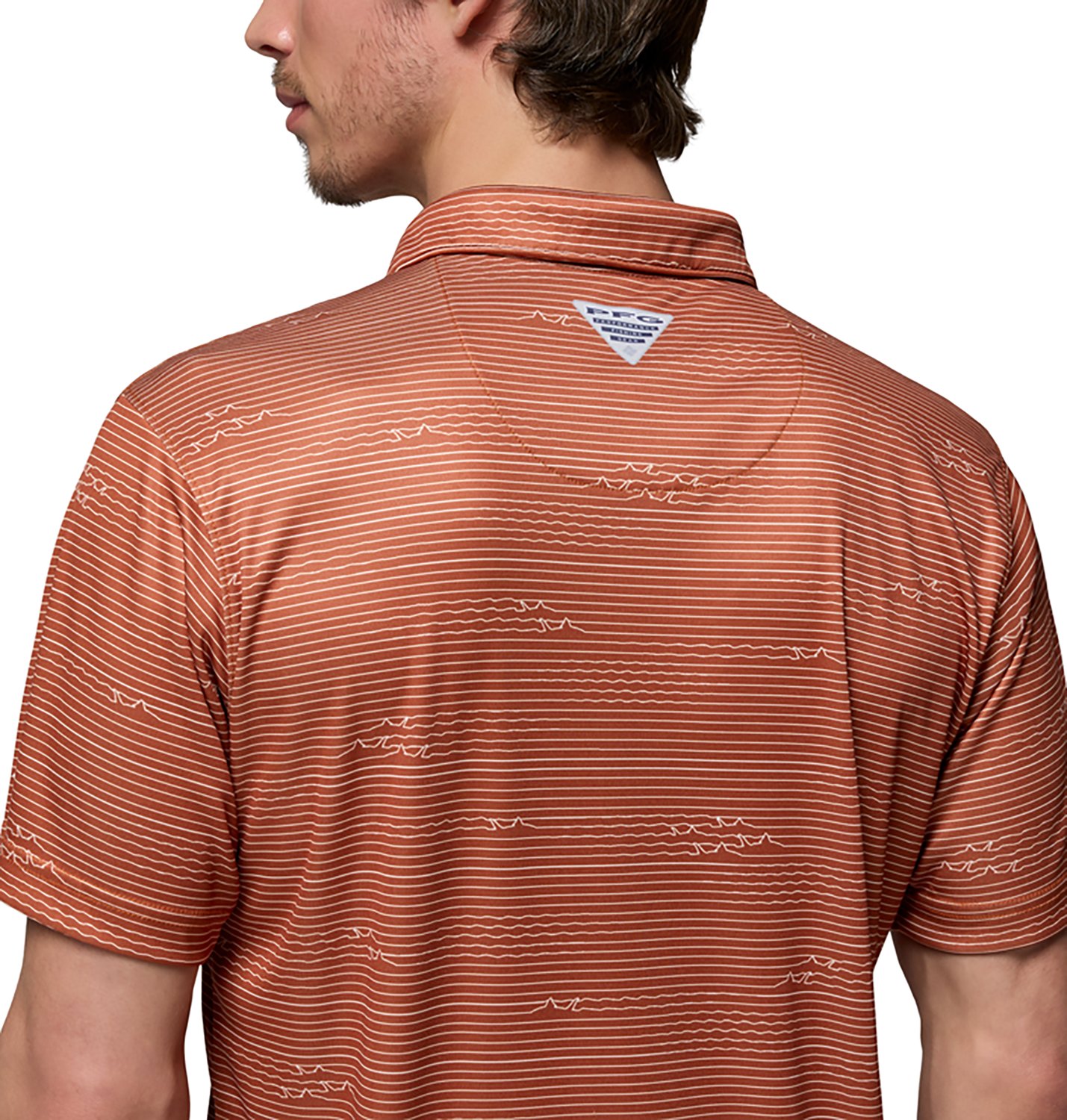Columbia Sportswear Men's University of Texas CLG Super Terminal Tackle Polo Shirt