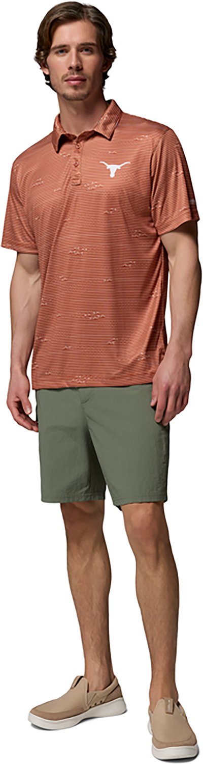 Columbia Sportswear Men's University of Texas CLG Super Terminal Tackle Polo Shirt - view number 6